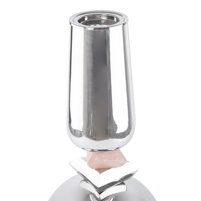 مبخر من الستانلس ستيل اللامع – فضي