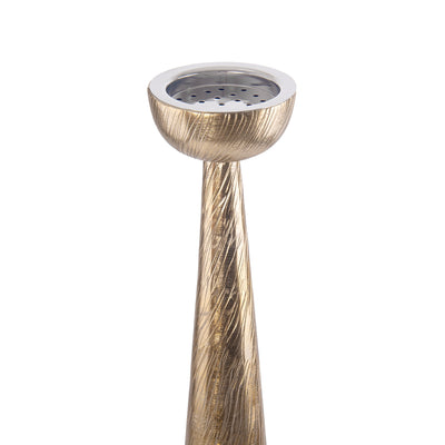 مبخر معدني صغير - ذهبي 