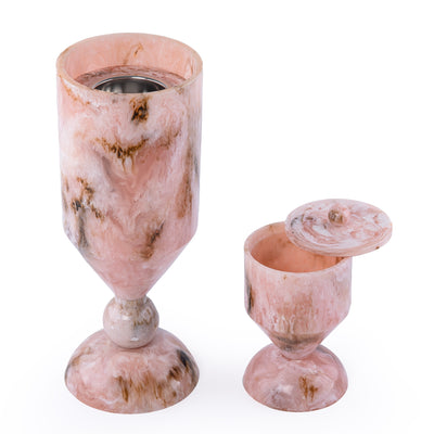 Elegant Resin Mabkhar Set of 2 pcs - Pink