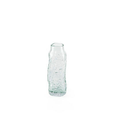 Traditional transparent glass vase