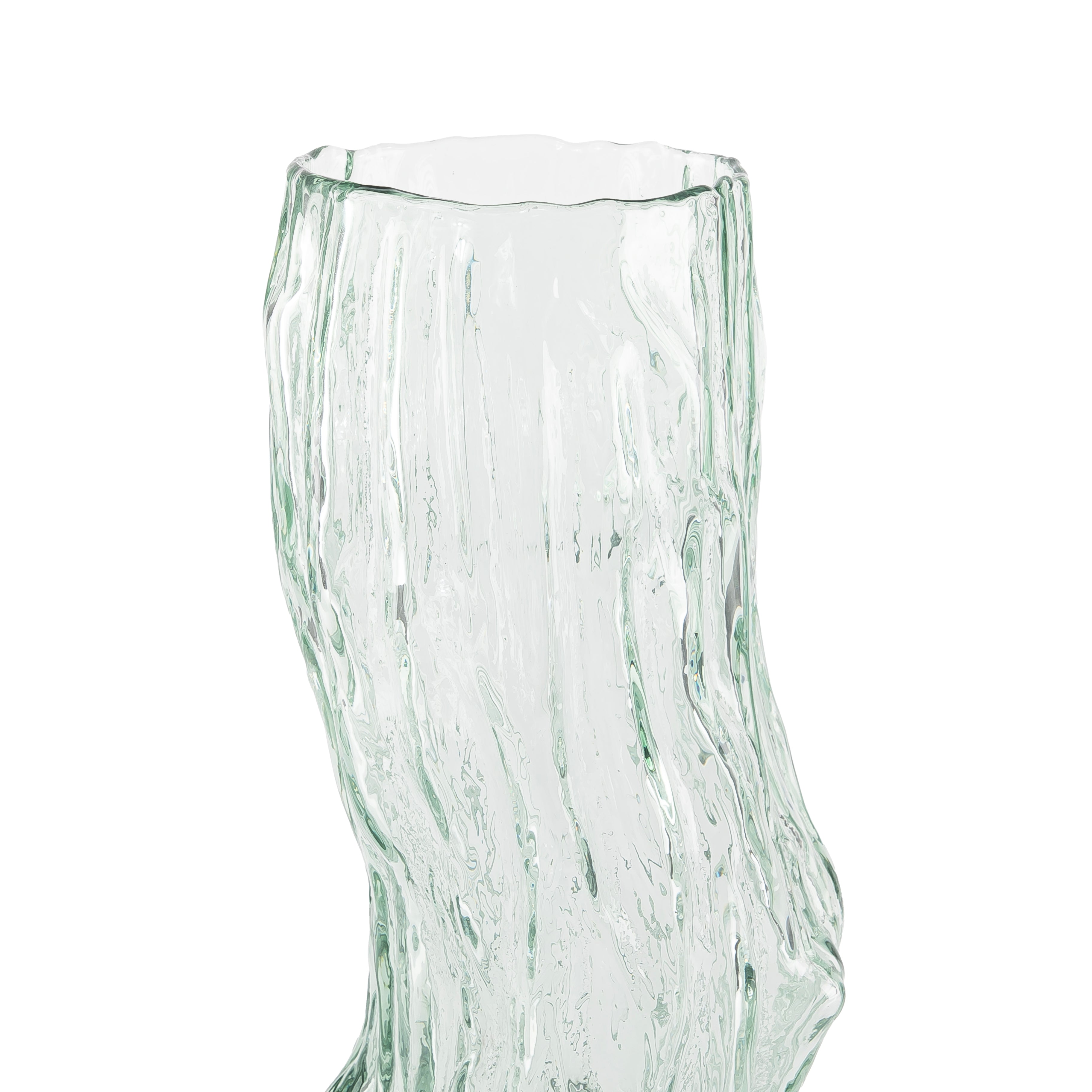 فازه زجاجية شفافة