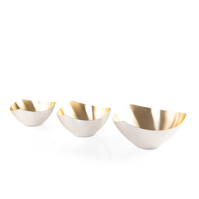 Set of 3 Stainless Steel Bowls with Gift Box