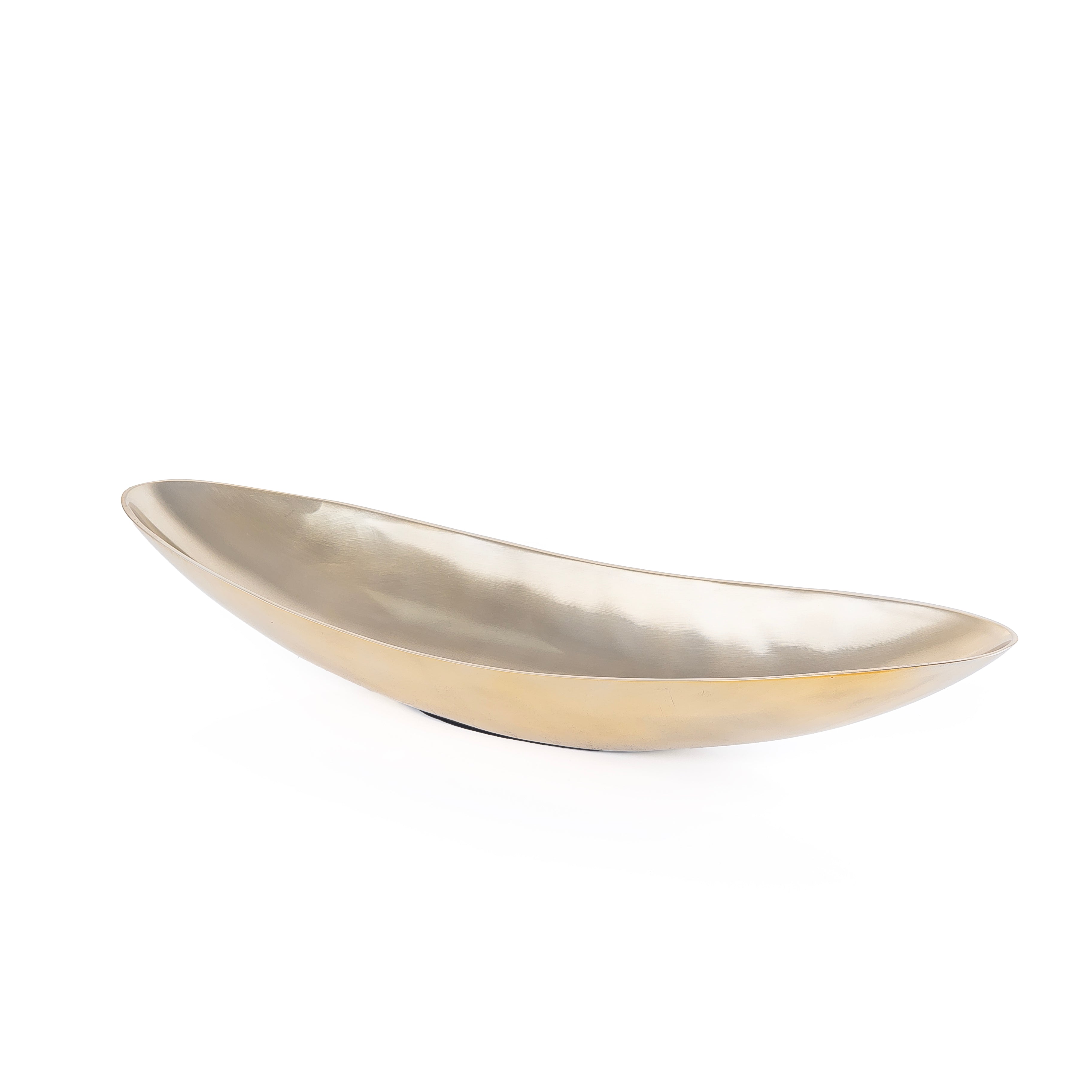 Large Oval Metal Plate - Gold