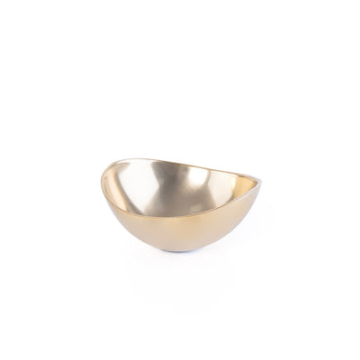Large Metal Bowl - Gold