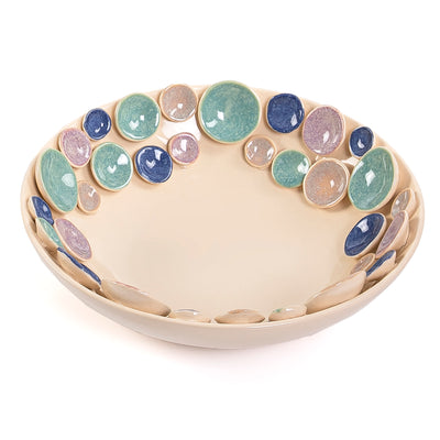 Circular ceramic bowl