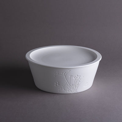 Matt White Ceramic Serving Bowl