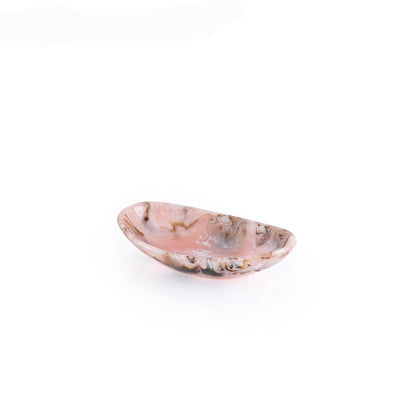 Small  Resin Oval Plate - Pink