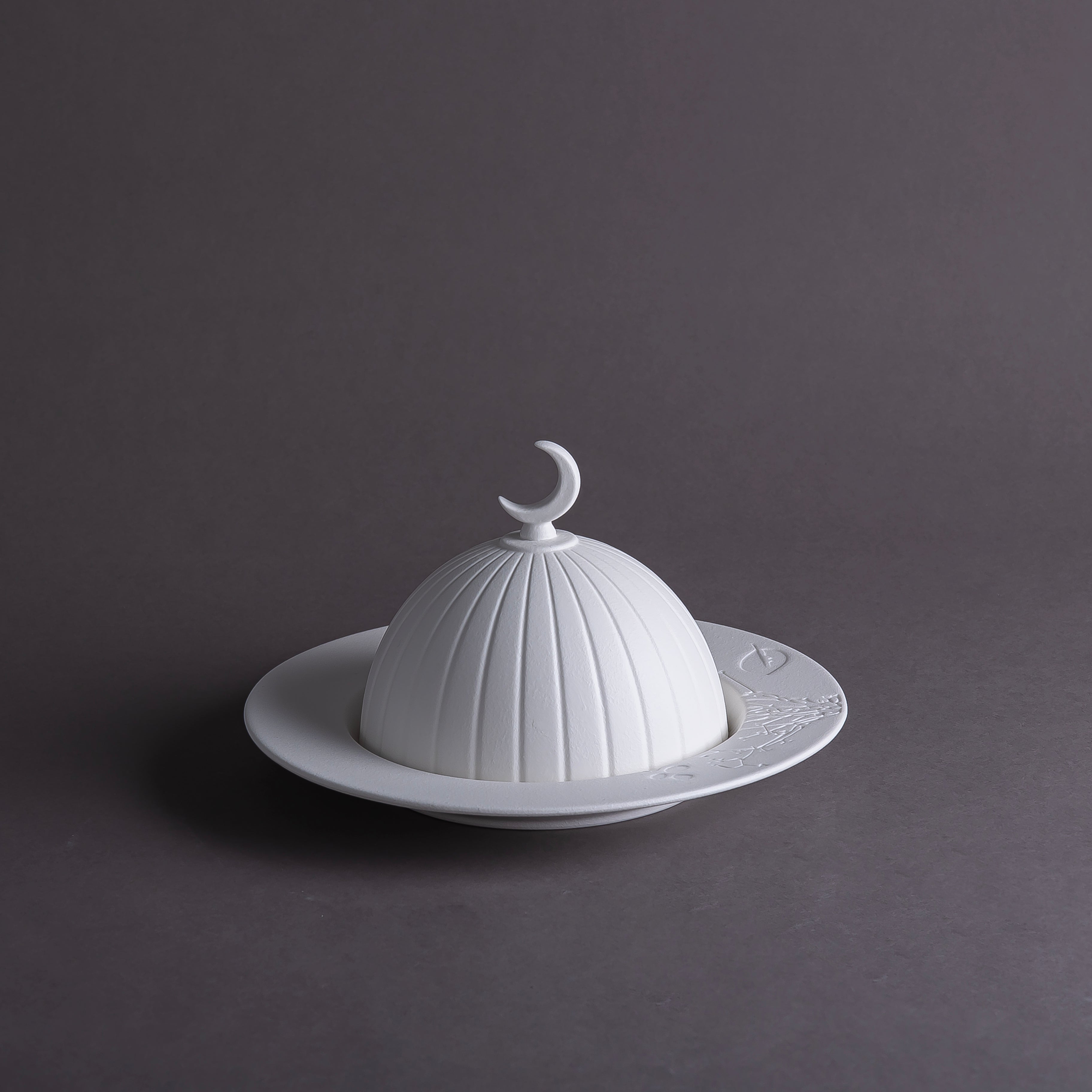 Matt White Ceramic Plate