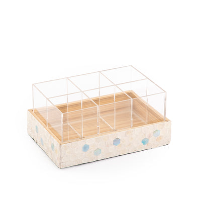 صينية اكريلك مع قاعدة صدف 