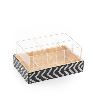 صينية اكريلك مع قاعدة صدف 