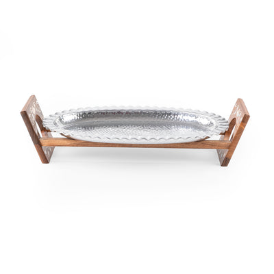 Oval Aluminum Tray - Medium