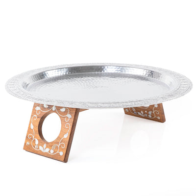 صينية ألمنيوم دائرية كبيرة