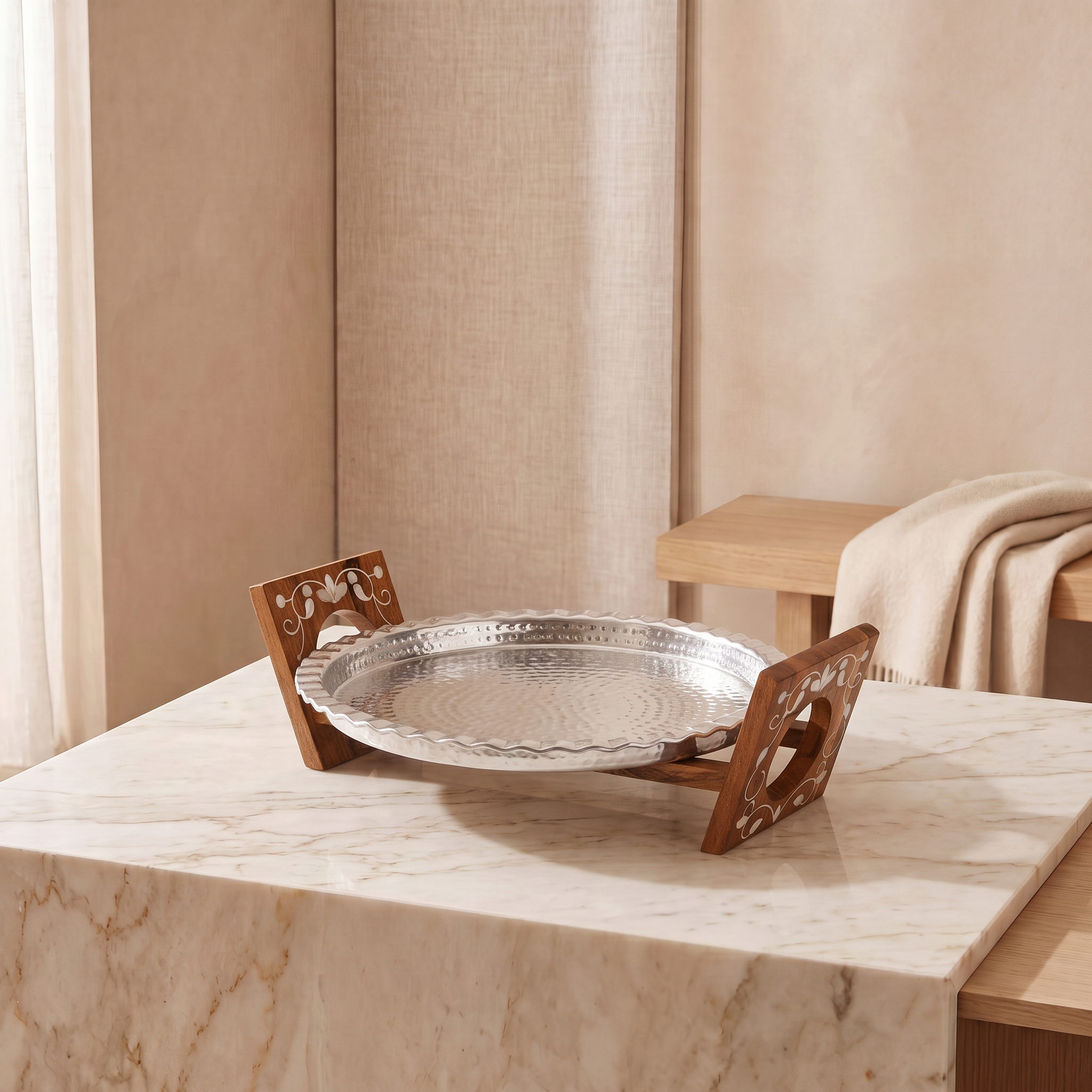 Round Aluminium Tray