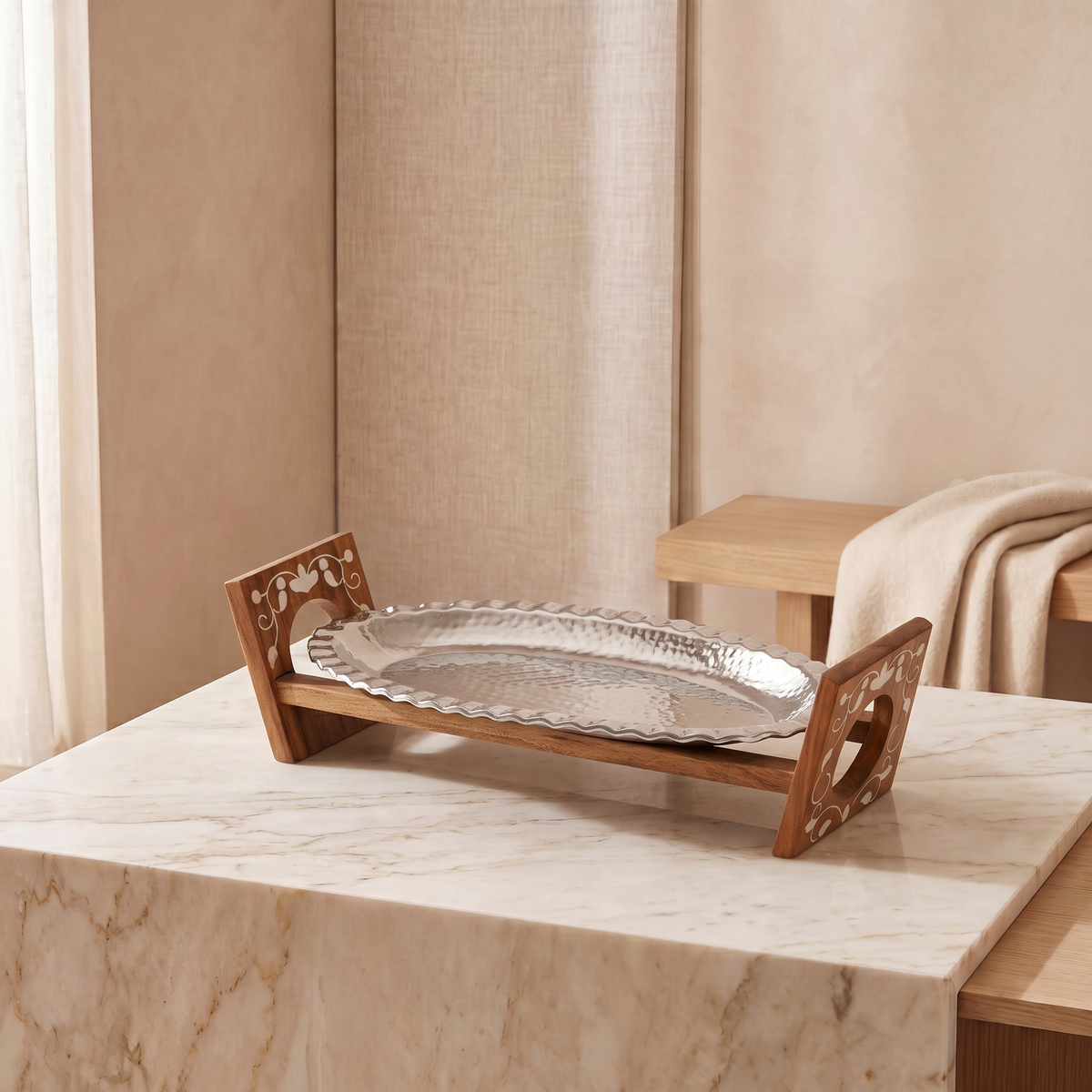 Oval Aluminium Tray