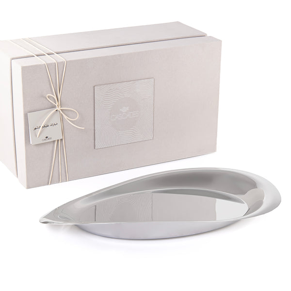 Stanless stell tray with gift box