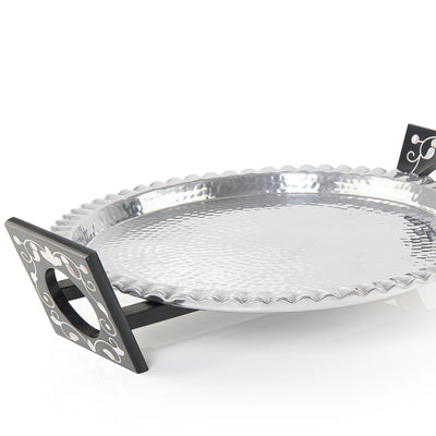Round Aluminium Tray - Large