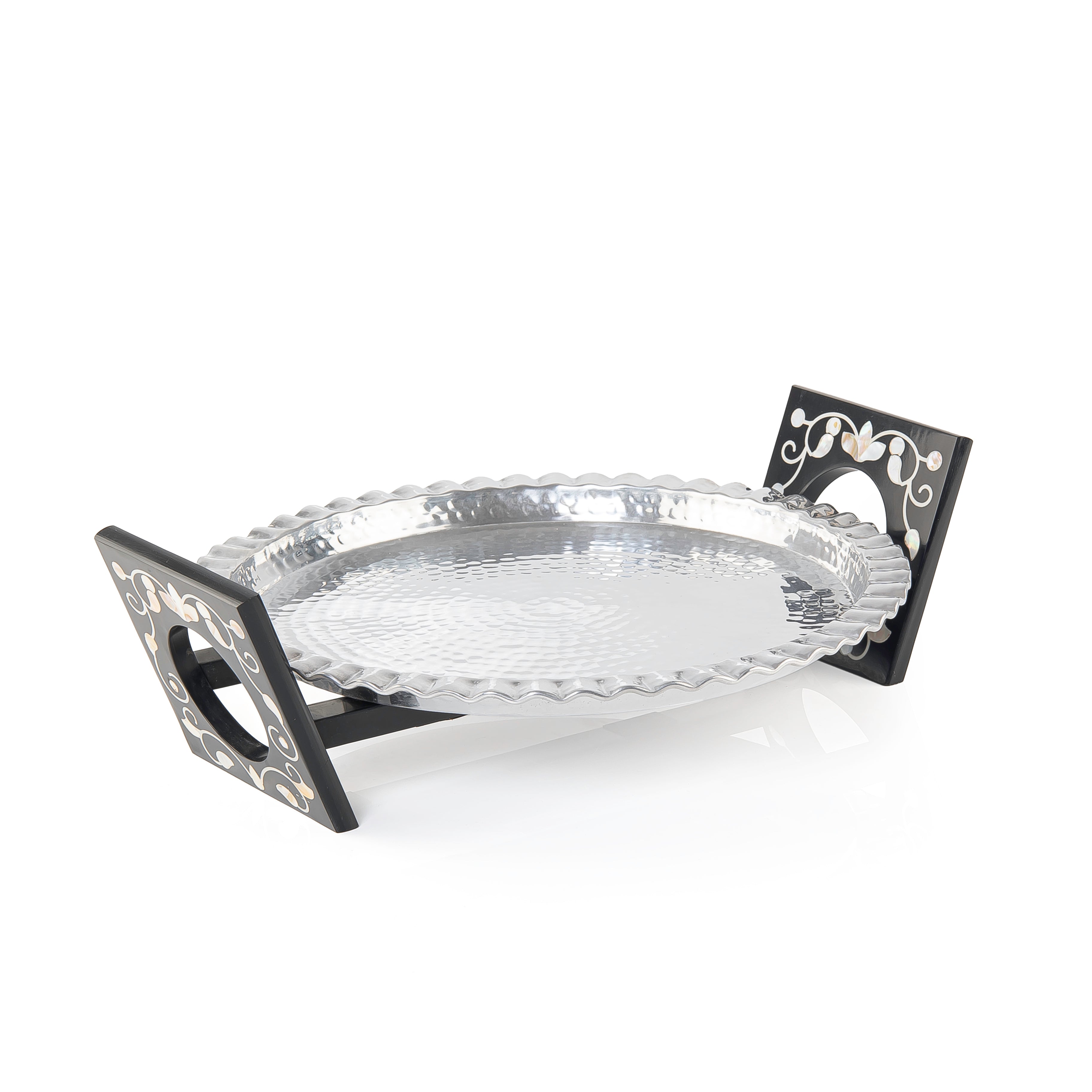 صينية ألمنيوم دائرية - وسط