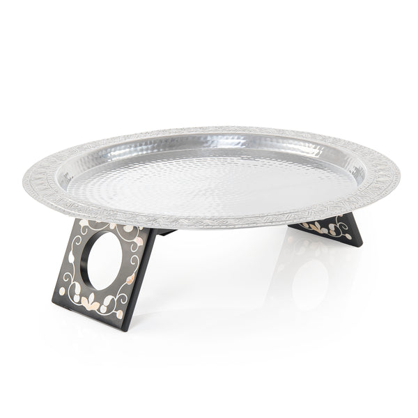 Round Aluminium Tray - Large