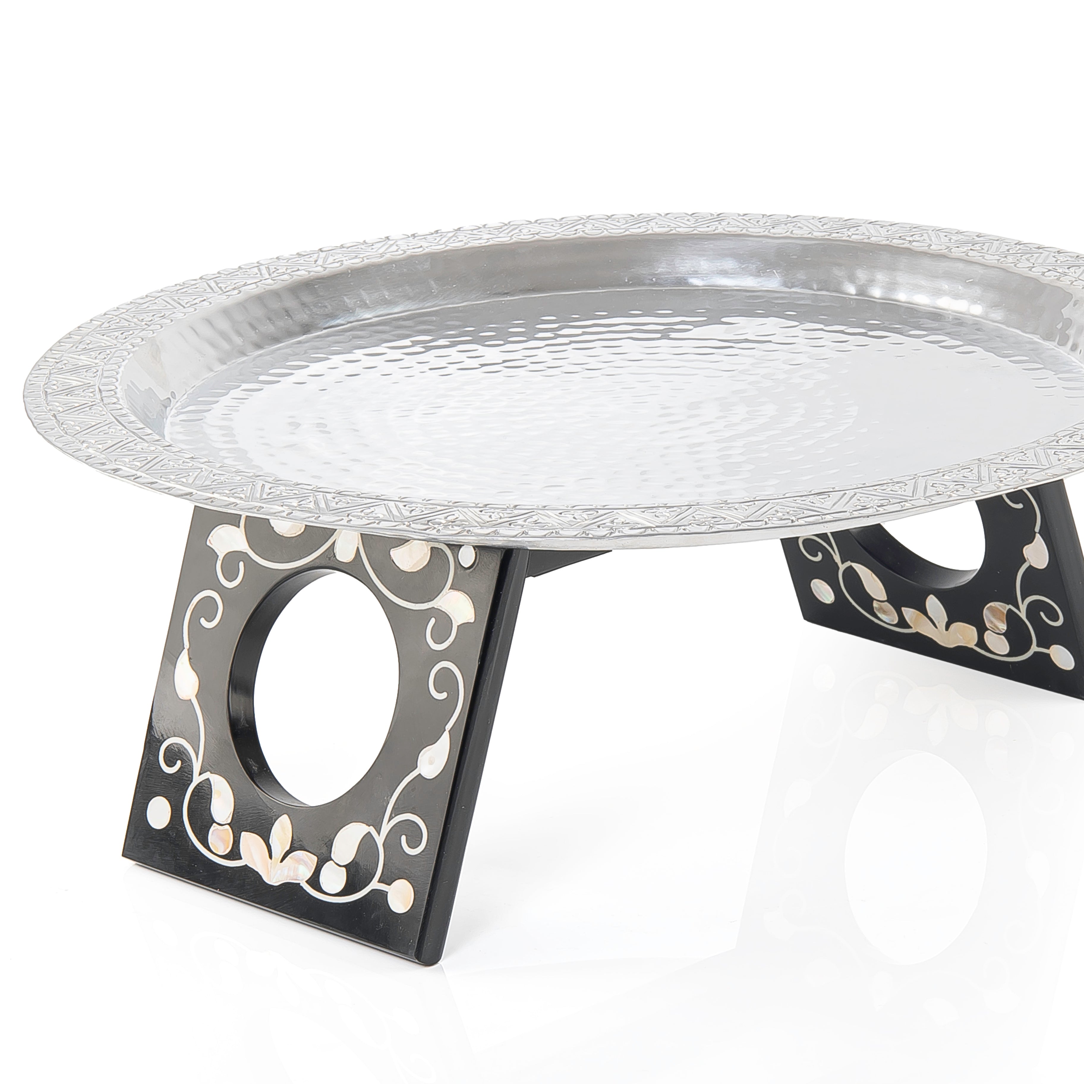 صينية ألمنيوم دائرية - وسط