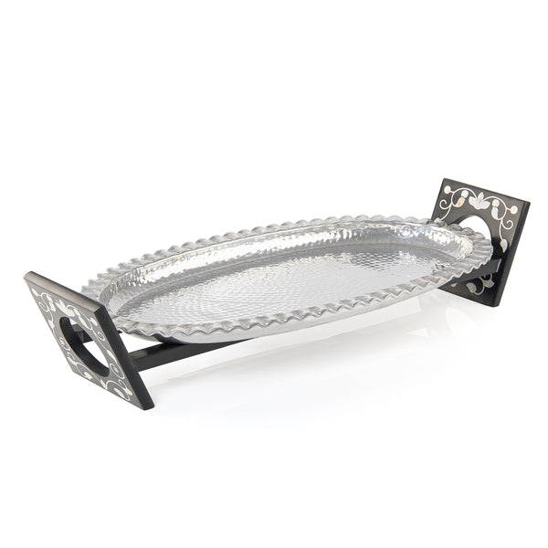 Oval Aluminum Tray - Large