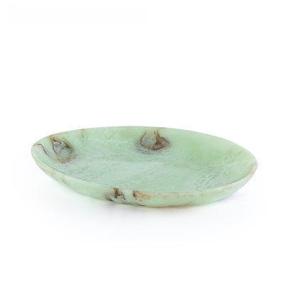 Large Resin Serving Platter - Green