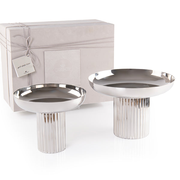 Set of 2 stanless stell stand with gift box