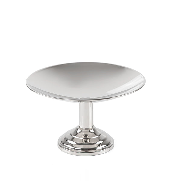 Nickle Plated Cake Stand - Small