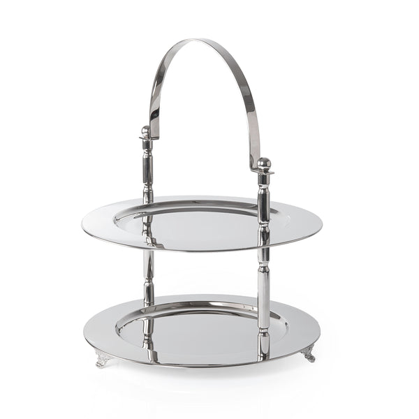 Nickel Plated Cake Stand