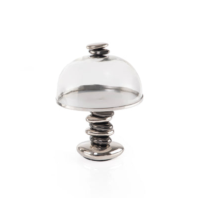 حامل معدني لتقديم الكيك - كبير