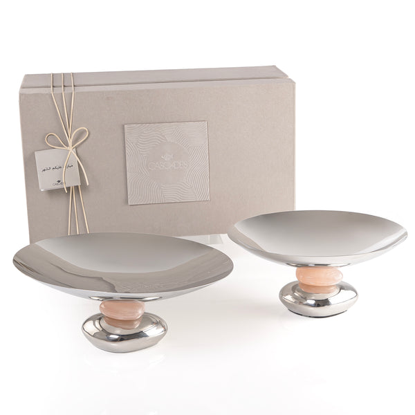 Set of 2 stainless steel stands with Gift Box