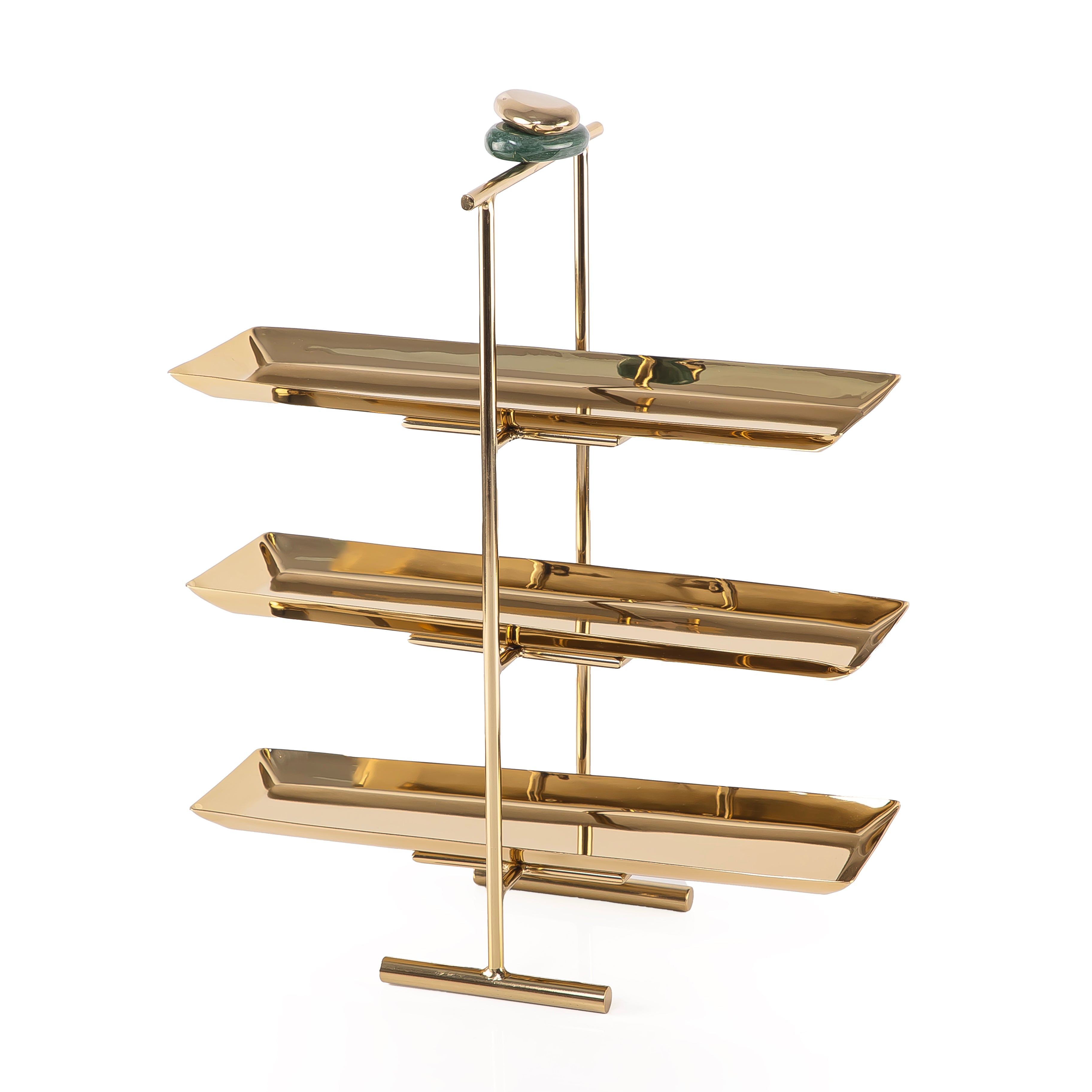 ستاند معدني ثلاث طوابق