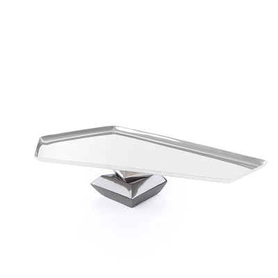 Elegant Metal Serving Stand Dish - Small
