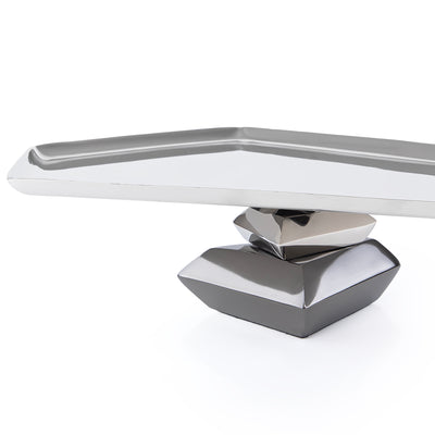 Elegant Metal Serving Stand Dish - Small