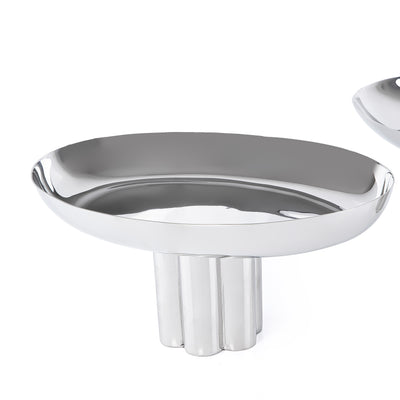 Set of 2 Critical metal stand with gift box - Silver