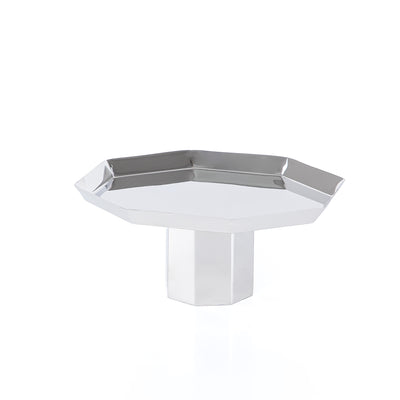 صينية تقديم بلمسة لامعة مع ستاند 