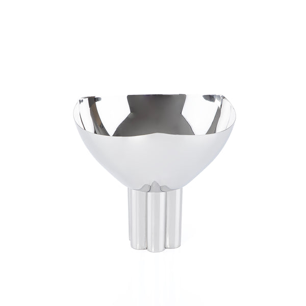 ستاند للتقديم معدن - فضي كبير 