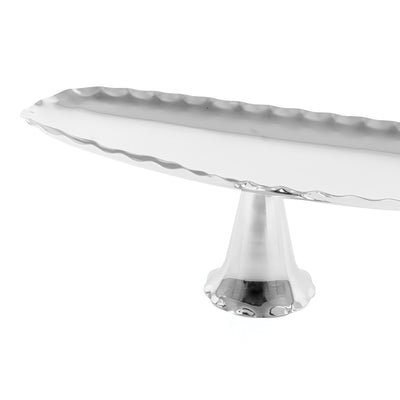 Oval Metal Serveware Stand - Large