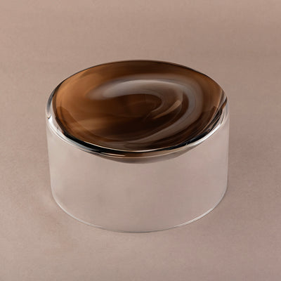 ستاند تقديم زجاج - بني