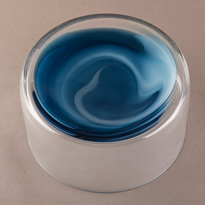 ستاند تقديم زجاج - أزرق