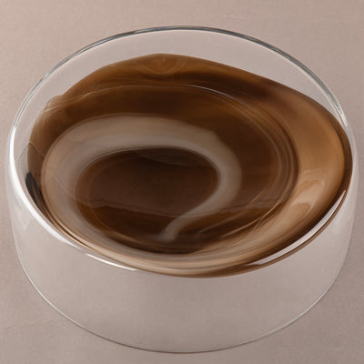 ستاند تقديم زجاج - بني