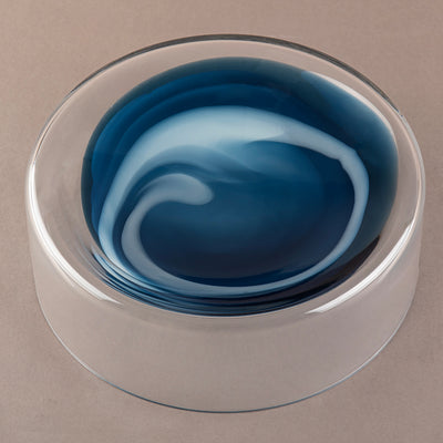 ستاند تقديم زجاج - أزرق