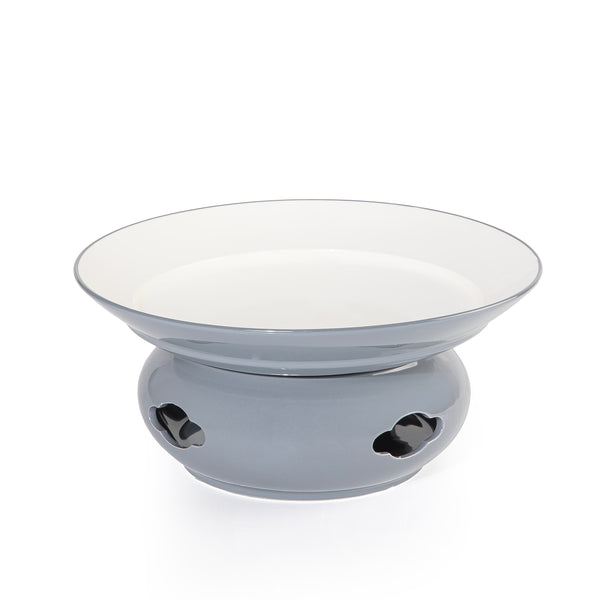 CERAMIC PLATE WITH STOVE STAND