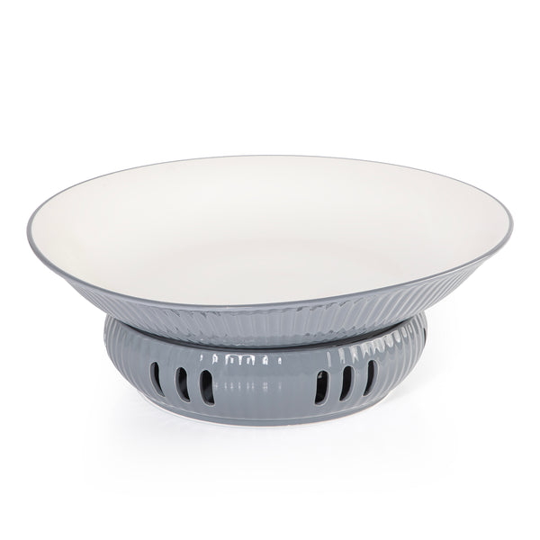 CERAMIC PLATE WITH STOVE STAND