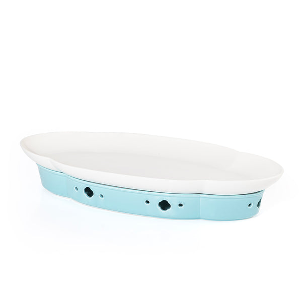 CERAMIC PLATE WITH STOVE STAND