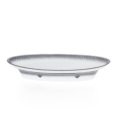 طبق سيراميك مع حامل موقد