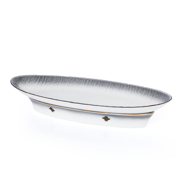 CERAMIC PLATE WITH STOVE STAND