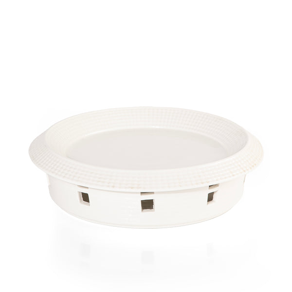 CERAMIC PLATE WITH STOVE STAND