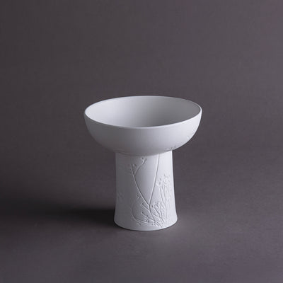 Mat White Ceramic Stand