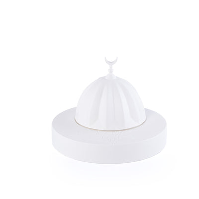 Mat White Ceramic Stand