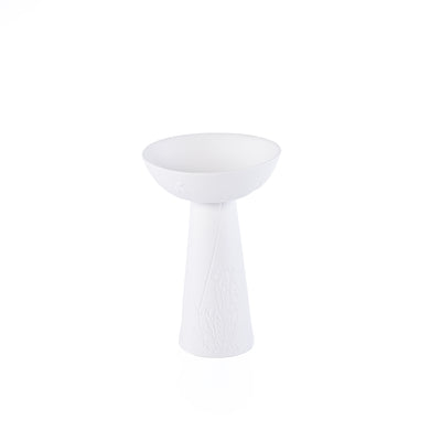Mat White Ceramic Stand